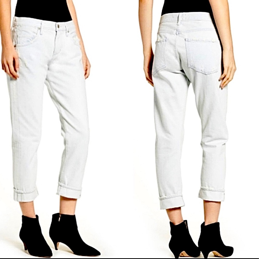 AGOLDE Isabel Ankle Slim Boyfriend Jeans